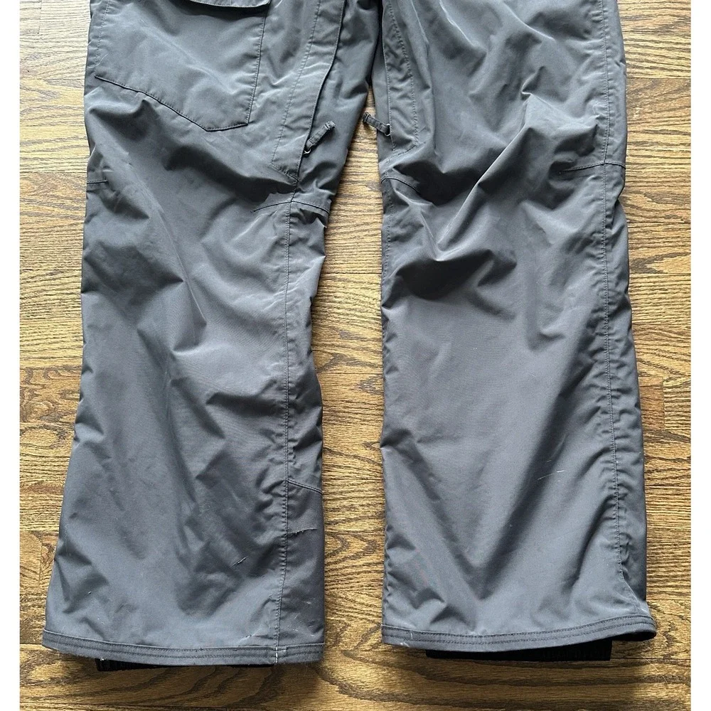 North Face Freedom Insulated Ski Pants Gray Mens Large Waterproof Dryvent L